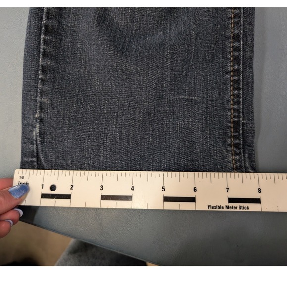 Urban Star Jeans Men 36x30 Blue Dark Wash Straight Leg Stretch Denim - Picture 12 of 13